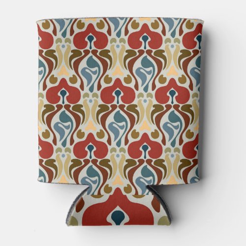 Art Deco Vintage Seamless Pattern Can Cooler