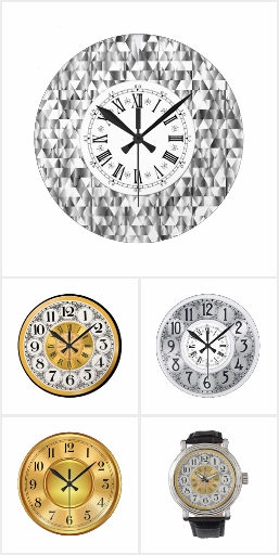 Art Deco vintage watch face timepieces 