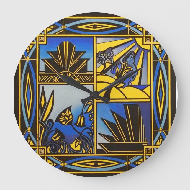 art deco wall clock (Front)