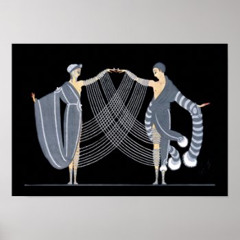 Art Deco Wall Poster by Vintage_Obsession at Zazzle