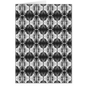 Art Deco wallpaper pattern - black and white (Front)