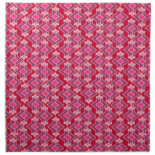 Art Deco Wallpaper Pattern, Burgundy Wine Cloth Napkin