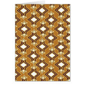 Art Deco Wallpaper Pattern, Tan and Brown (Front)
