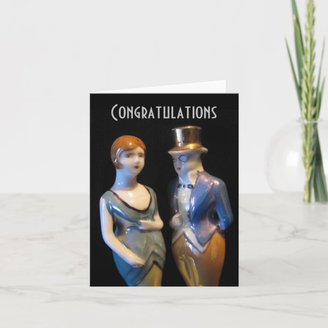 Art Deco Wedding/Anniversary card (Front)