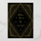 Art Deco Wedding Diamond Black and Gold