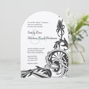 Art Deco Wedding Invitation