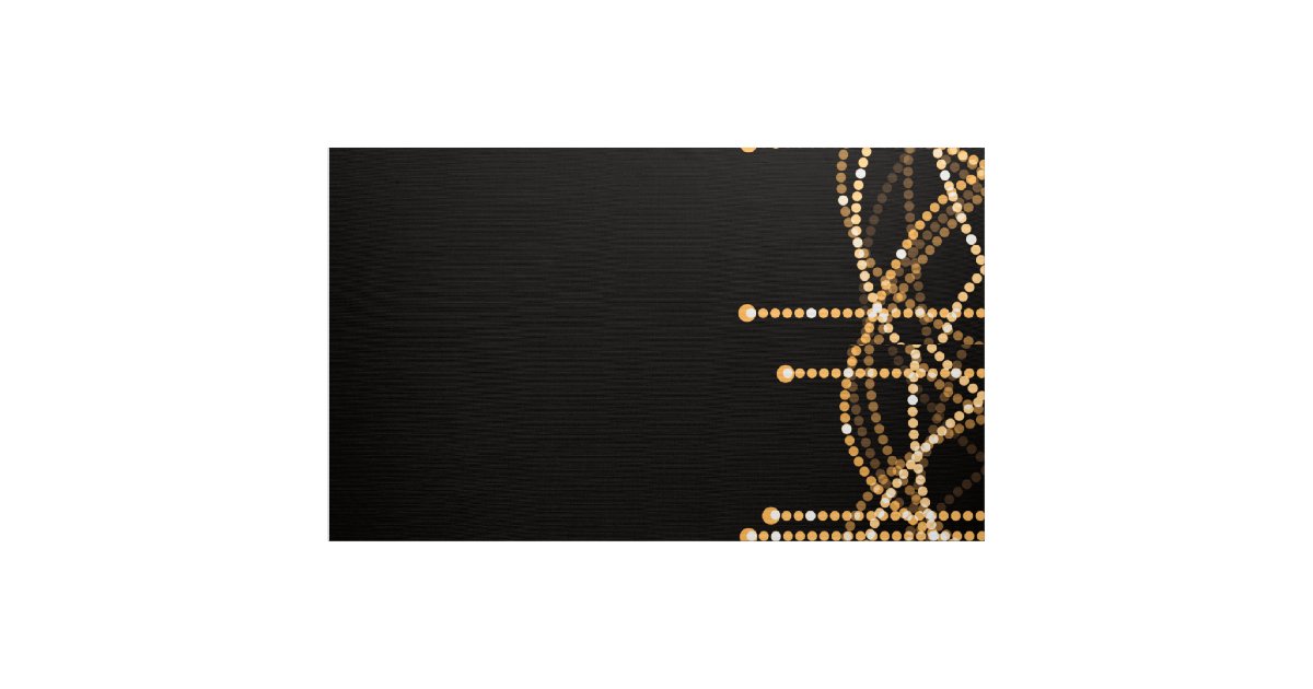 Art Deco Wedding Photo Backdrop Gold String Lights
