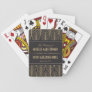 Art Deco Wedding Playing Cards