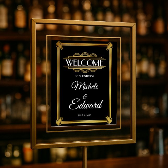 Art deco welcome Poster (Creator Uploaded)