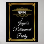 Art Deco Welcome Poster Create Your Own Poster at Zazzle