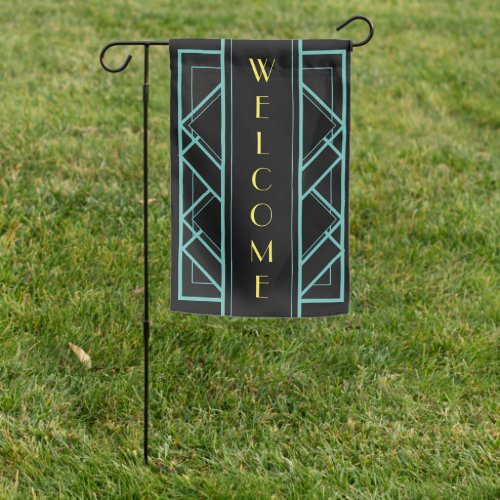 Art Deco Welcome Sign 