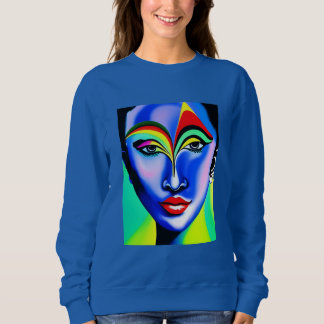 Art Deco Woman Sweatshirt