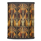 ART DECO WOOD INLAY FANS LAMP SHADE (Right)