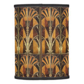 ART DECO WOOD INLAY FANS LAMP SHADE (Back)