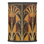 ART DECO WOOD INLAY FANS LAMP SHADE (Right)