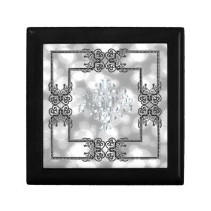 Art Deco Wooden Jewelry Keepsake Box