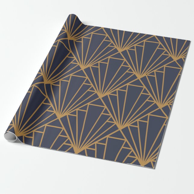 Art Deco Wrapping Paper (Unrolled)