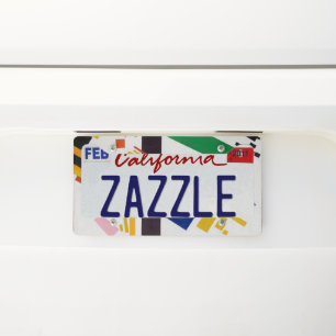 Art Decor Glass License Plate Frame