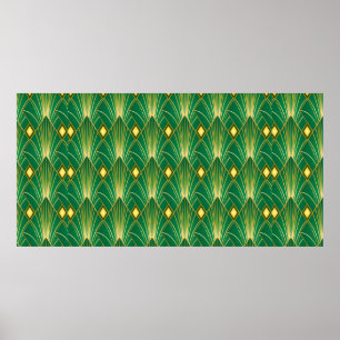 Art decor pattern. Vintage wallpaper. Japanese or