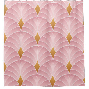 Art decor pattern. Vintage wallpaper. Japanese or Shower Curtain