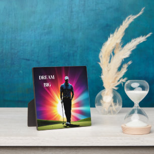 Art Decor Plaque-Golf Player Plaque