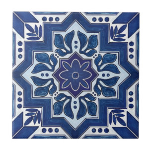 art delicate floral patternn tiles