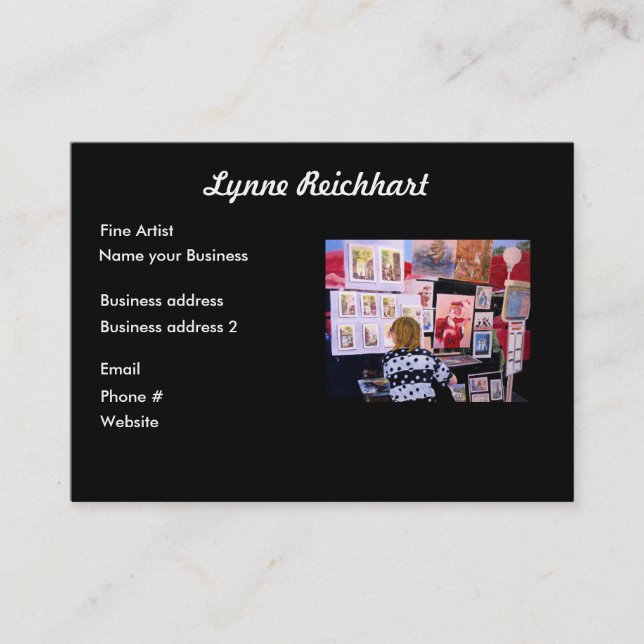 Art design business card (Front)