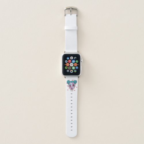 art design cyberpunk art cyberpunk clubber girl apple watch band