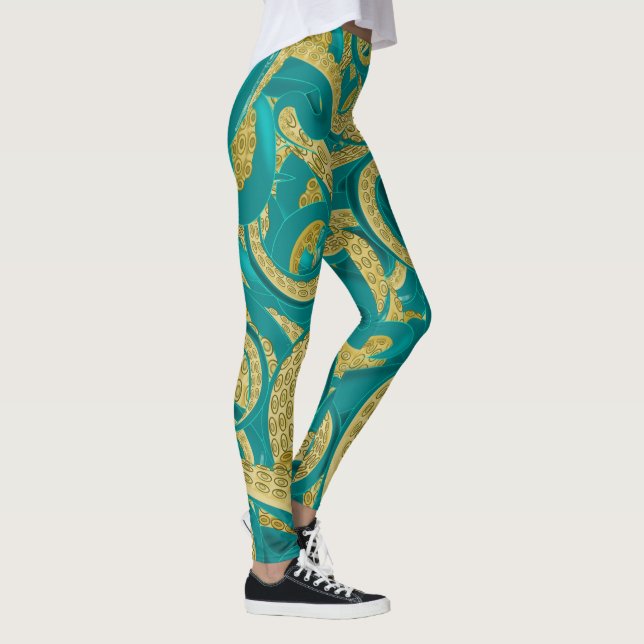 Art Design Octopus Leggings (Right)