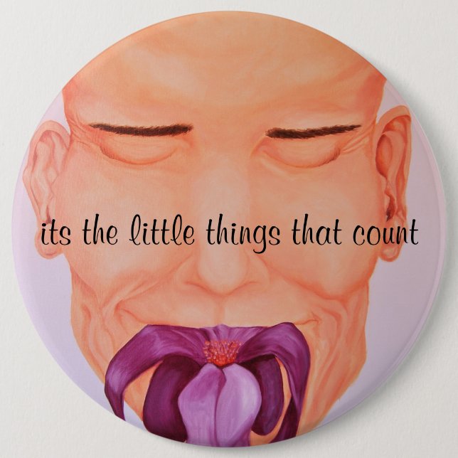 art designer button the little things (Front)