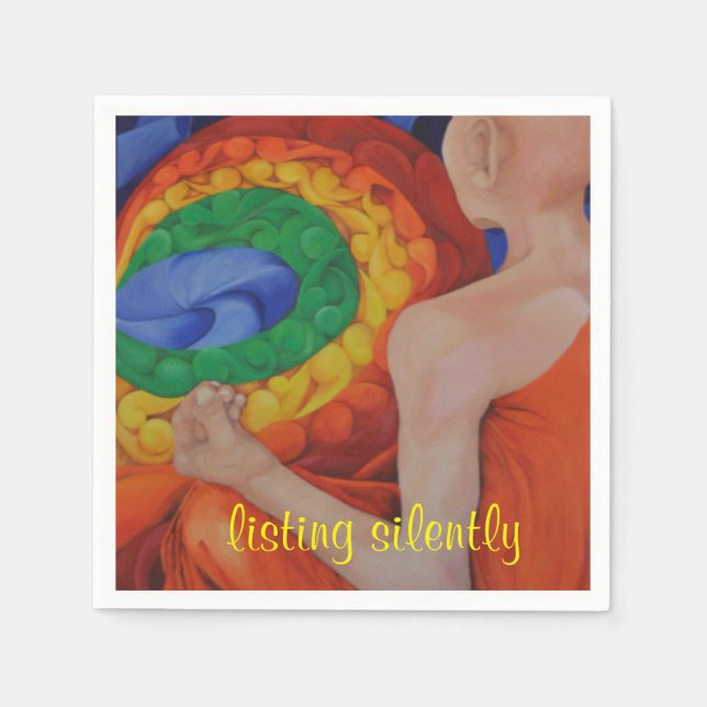 art designer  conversation napkins (Front)