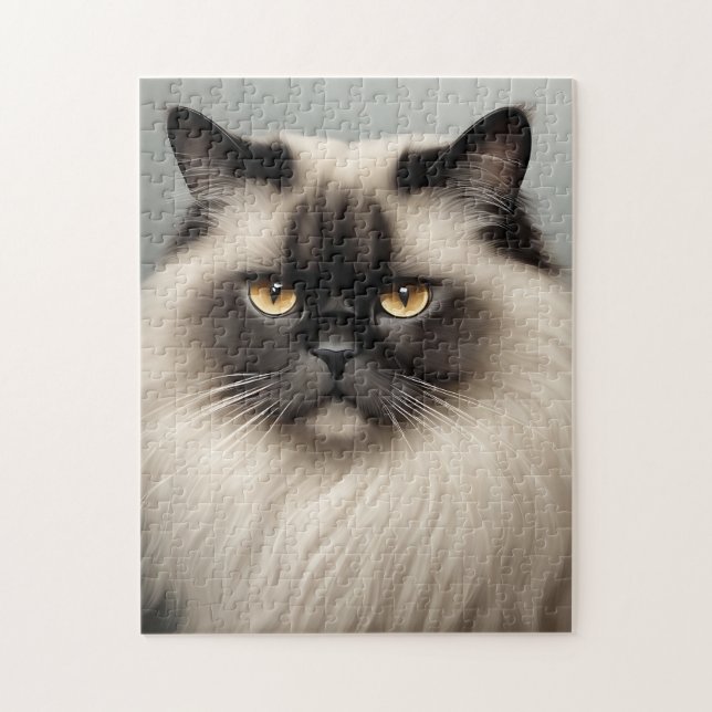 Art Details Persian Cat Jigsaw Puzzle (Vertical)