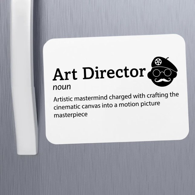 Art Director Definition - Movie Magic 3" x 4" Flex Magnet (Creator Uploaded)