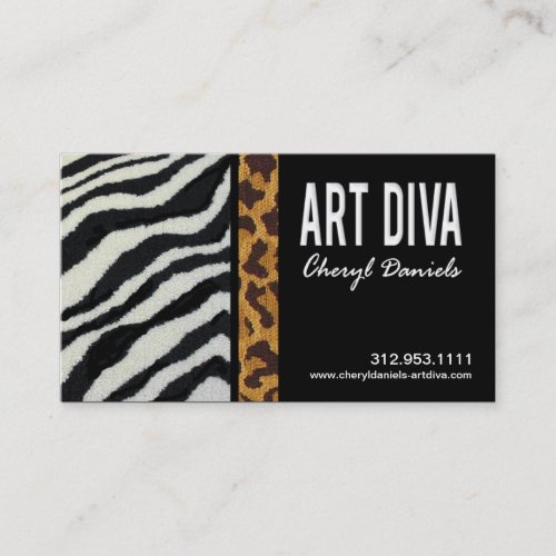 Art Diva Graphic Designer Business Card