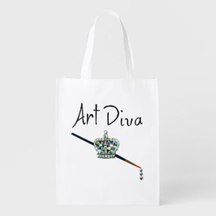 “Art Diva” Grocery Bag