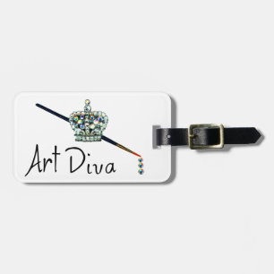 "Art Diva" Luggage Tag
