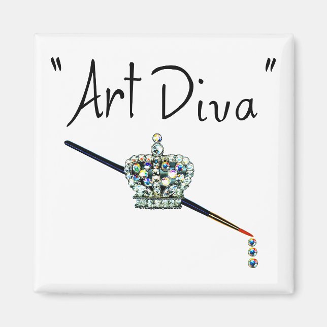 "Art Diva" Magnet (Front)