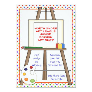 Art Exhibition Invitations | Zazzle