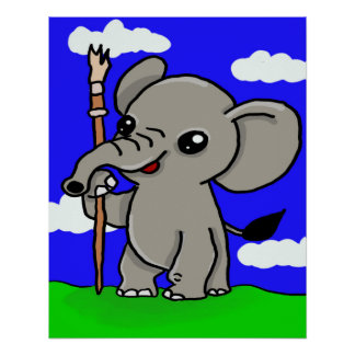 art elephant poster