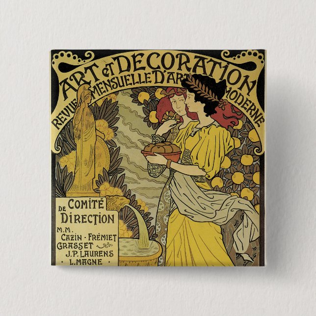 Art et Decoration Button (Front)