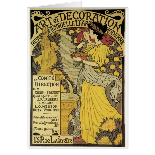 Art et Decoration Cards (Front)