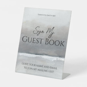 Art Exhibition Guest Book Sign