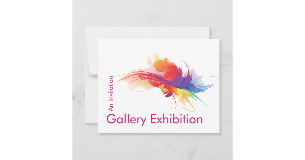 Art Exhibition Invite | Zazzle