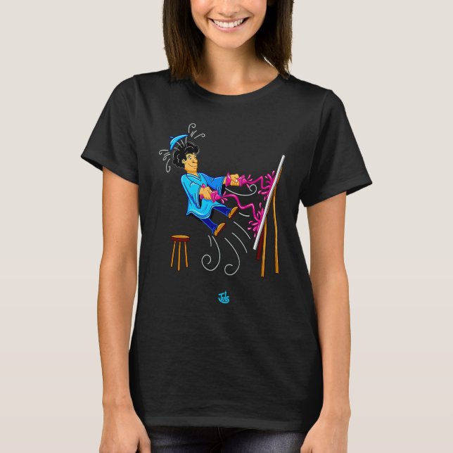 Art Explosion  Creative Painting T-Shirt (Front)