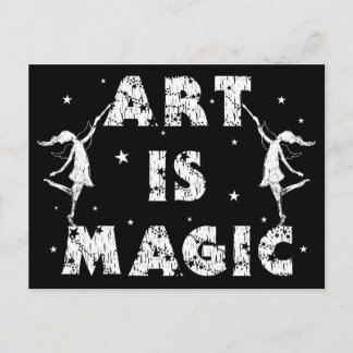 Art Fairies: Art Is Magic Postcard