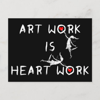 Art Fairies: Art Work Is Heart Work Postcard