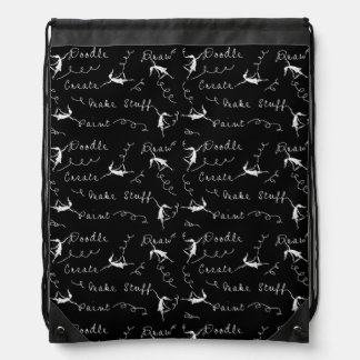 Art Fairies At Work Drawstring Bag