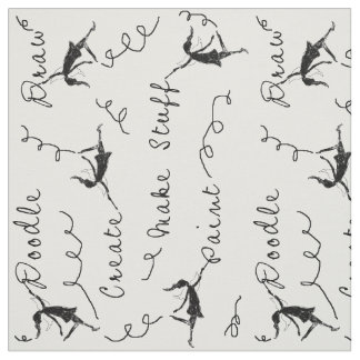 Art Fairies At Work Fabric