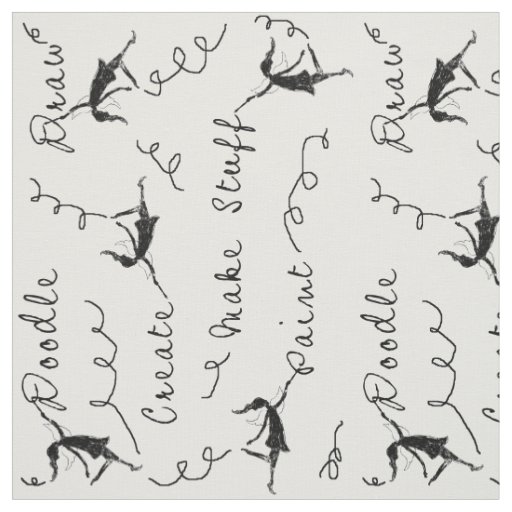 Art Fairies At Work Fabric