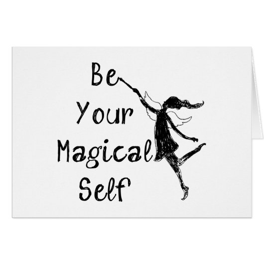 Art Fairy: Be Your Magical Self Cards (Front Horizontal)